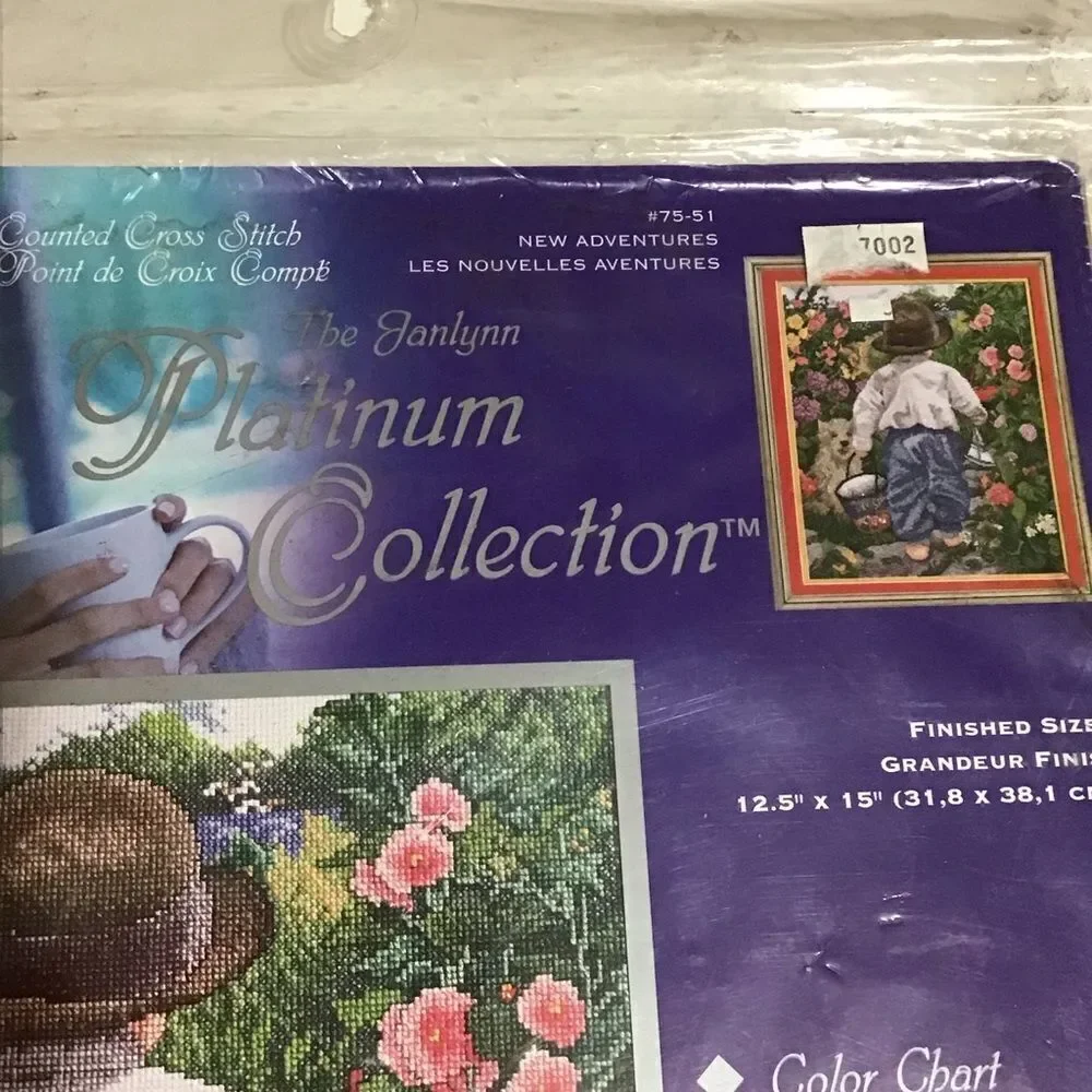 Janlynn Platinum Collection New‎ Adventures Counted Cross Stitch Kit New 12.5x15